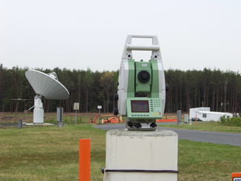 The Robotic Total Station at GGAO that is part of the site’s Vector Tie System.